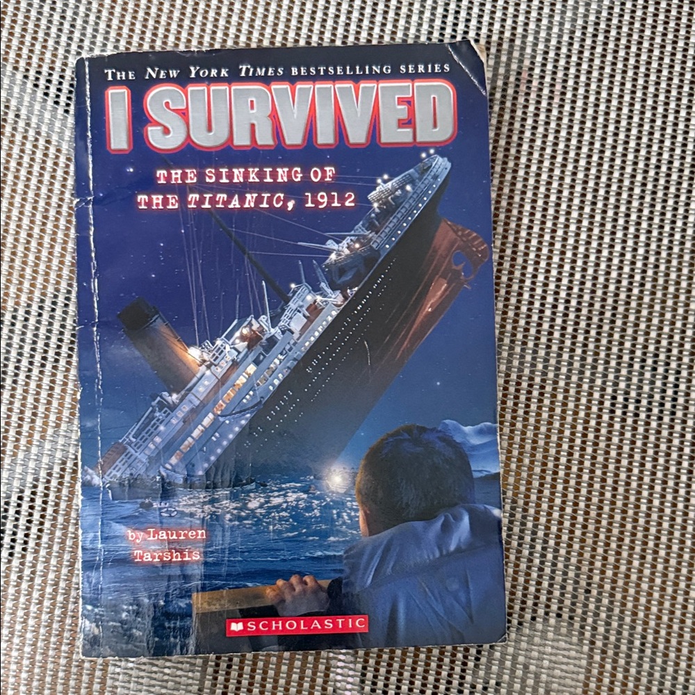 Scholastic I Survived: Titanic Adventure in Blue and Red